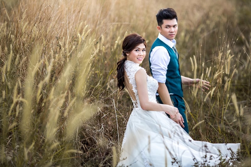 Starry Wedding Gown